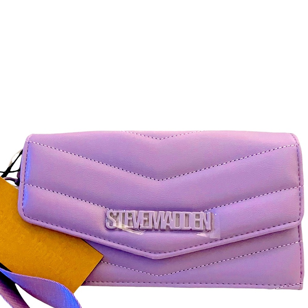 Steve Madden~ Purple Wristlet/Clutch/Wallet - NWT